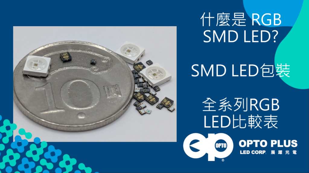「什麼是 RGB SMD LED」與 SMD LED 封裝規格說明圖